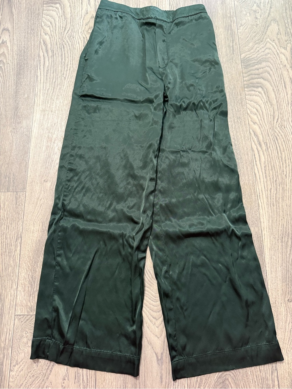 Madewell Satin Wide-Leg Pants